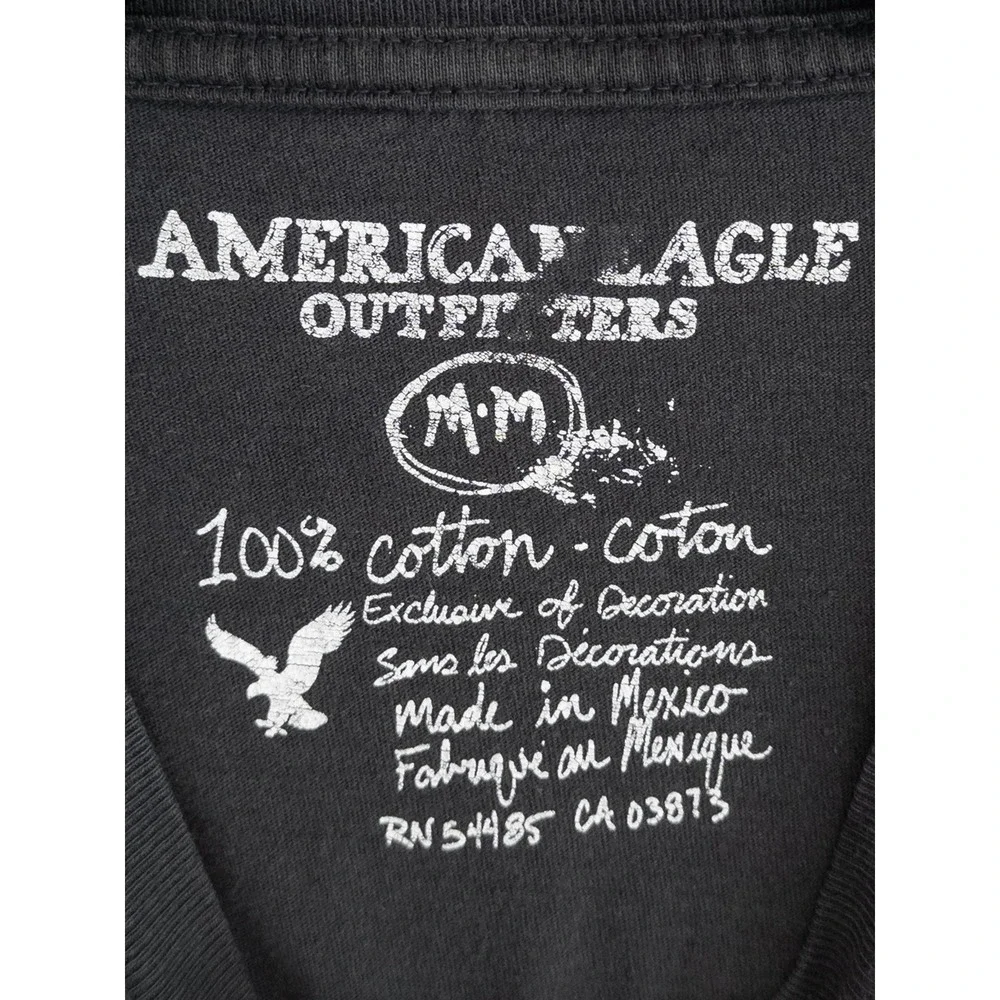 American Eagle T-Shirt Mens M Vintage Y2K Grunge Skater Streetwear Graphic Tee
